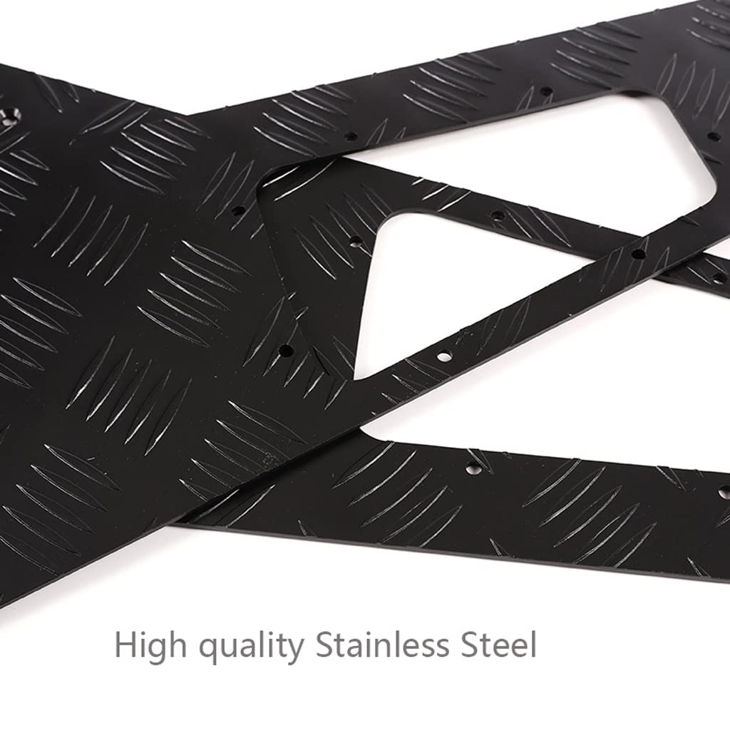 Stainless Steel Hood Protection Panel Cover for Land Rover Defender 90 110 130 (2004-2018) - Durable Exterior Car Accessory for Off-Road Adventure & Daily Driving Protection