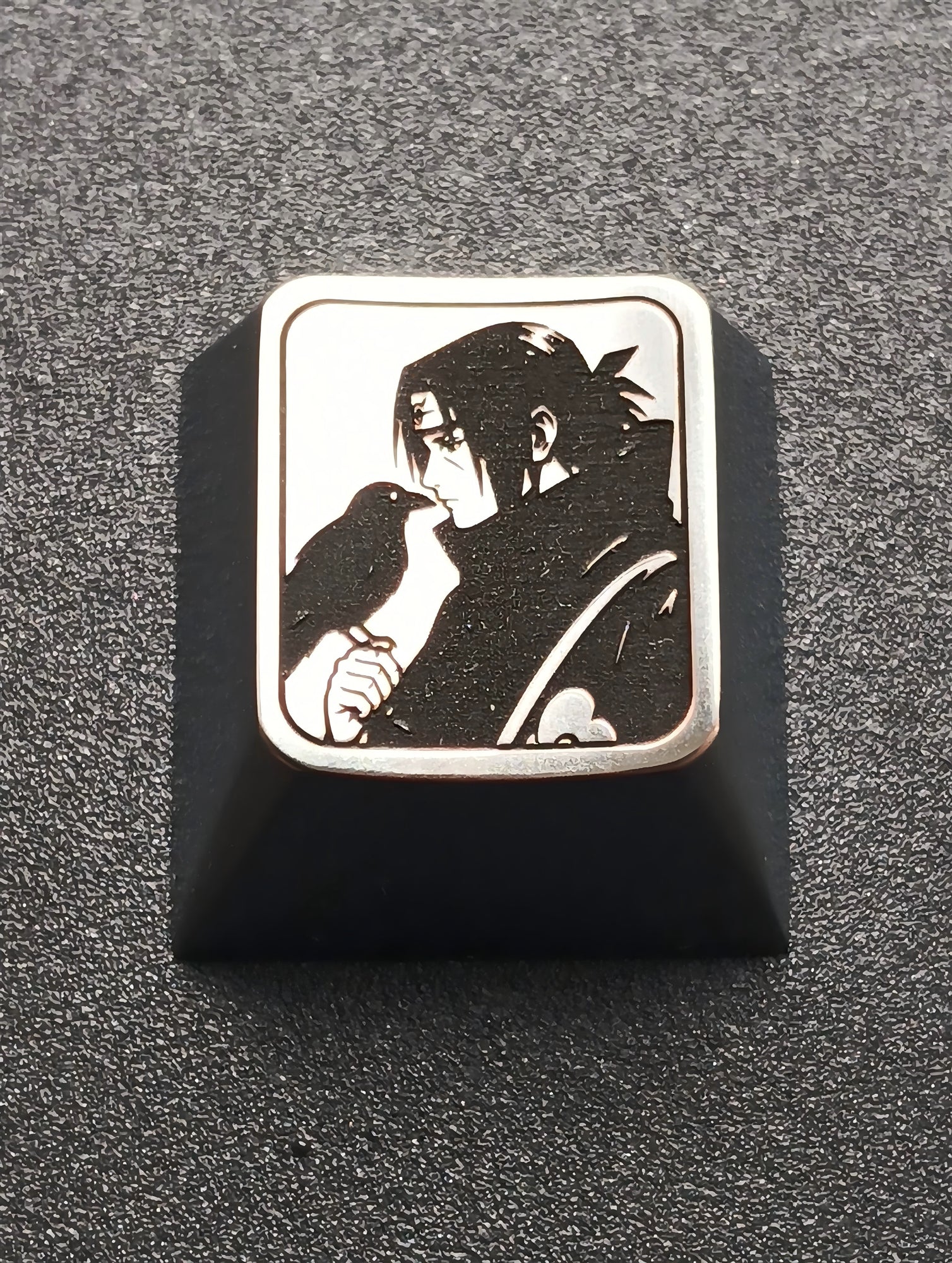 Naruto Anime Zinc Alloy Custom Keycaps - 1.5U & 1.75U Metal Decorative Keycaps for Mechanical Keyboards - Perfect for Gaming, Collecting, and Keyboard Customization