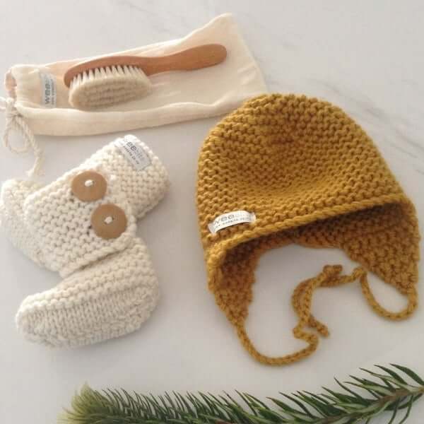 Chunky Knit Hat and Boots Set - Warm Winter Beanie & Cozy Booties for Women - Soft Yarn Accessories for Cold Weather - Perfect for Snow Days, Outdoor Adventures & Casual Wear