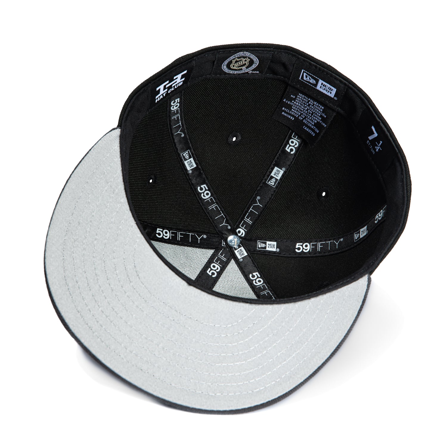 New Era 59Fifty Chicago Blackhawks Snapback Hat - Black & Graphite NHL Team Logo Cap for Men & Women - Perfect for Game Day, Sports Events & Streetwear Fashion