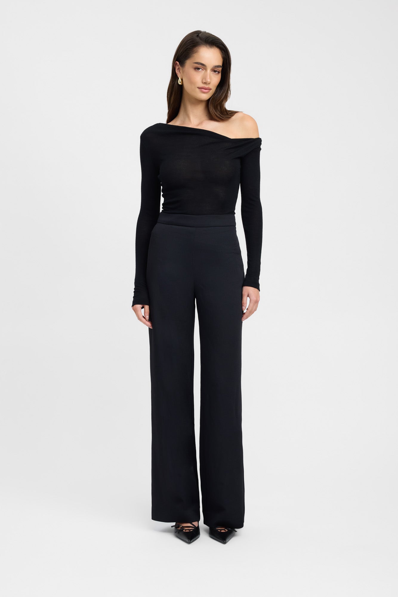 Premium Black Oyster Pants for Women - Comfortable Stretch High-Waisted Leggings for Yoga, Workout & Everyday Wear