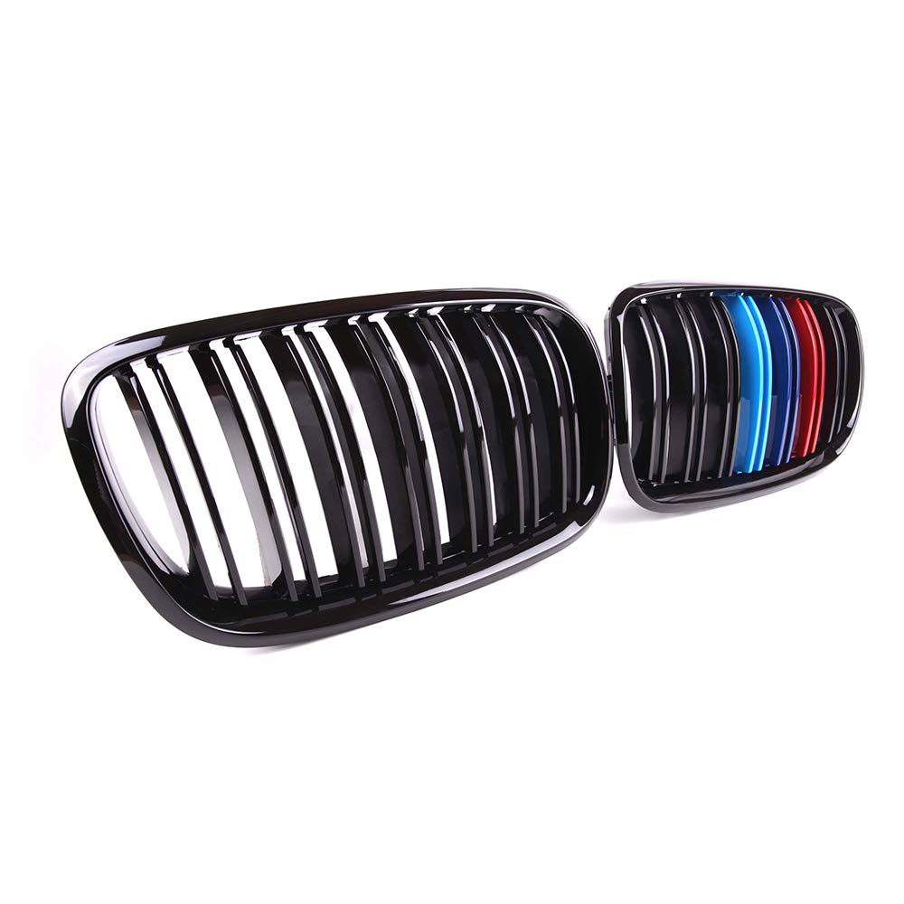 BMW X5 X6 E70 E71 Front Grille Grill Double Kidney Replacement (2008-2014) - Perfect for Car Upgrades & Customization