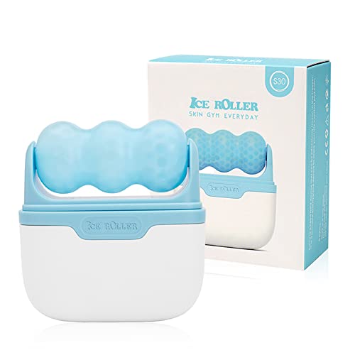 Diougens Lee 2-in-1 Facial Ice Roller for Puffiness & Migraine Relief - Cold Therapy Massage Roller for Eye & Face, Pain Relief & Skin Care | Perfect for Morning Routine, Post-Workout Recovery & Minor Injury Treatment