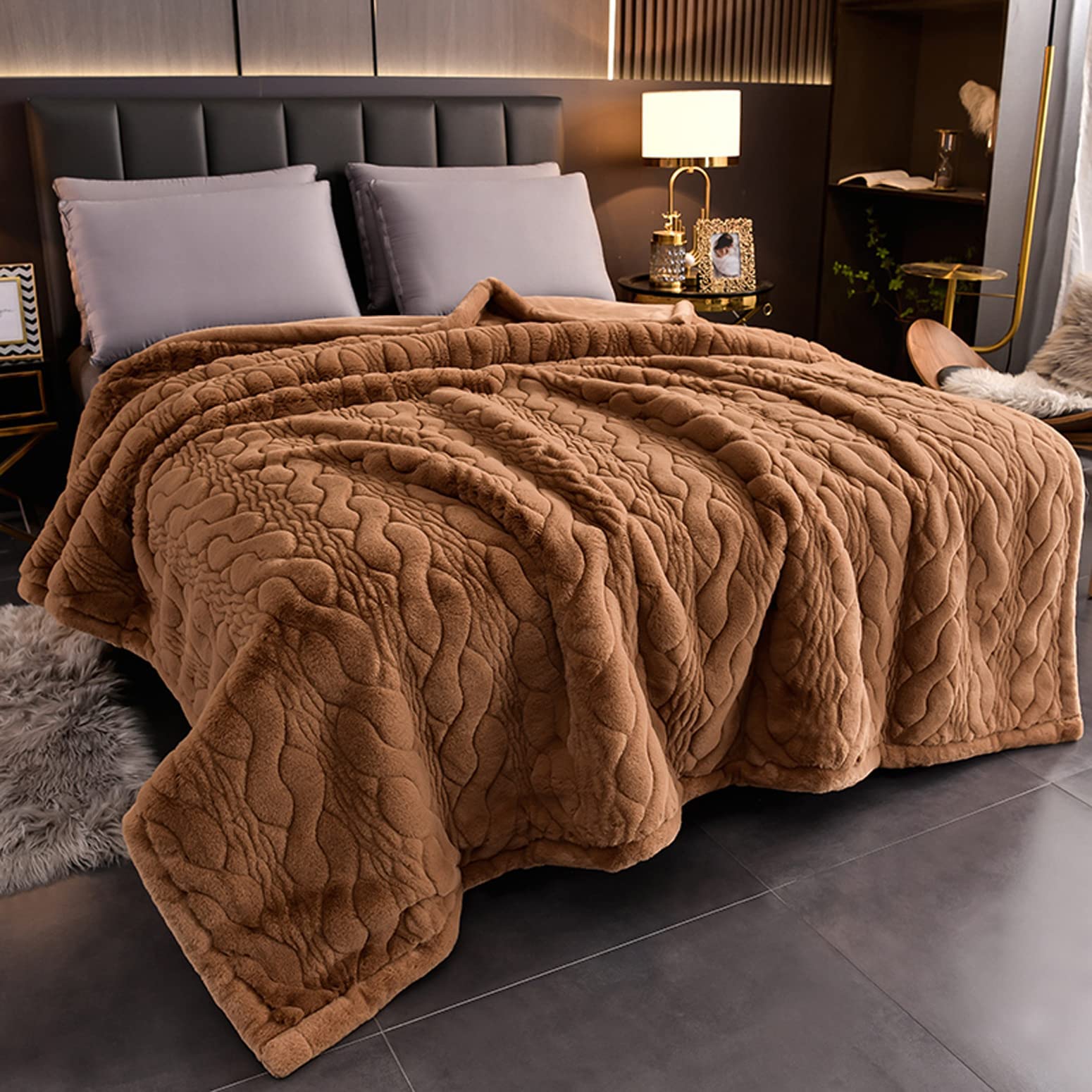LGYKUMEG Ultra Soft Fleece Plush Blanket 79