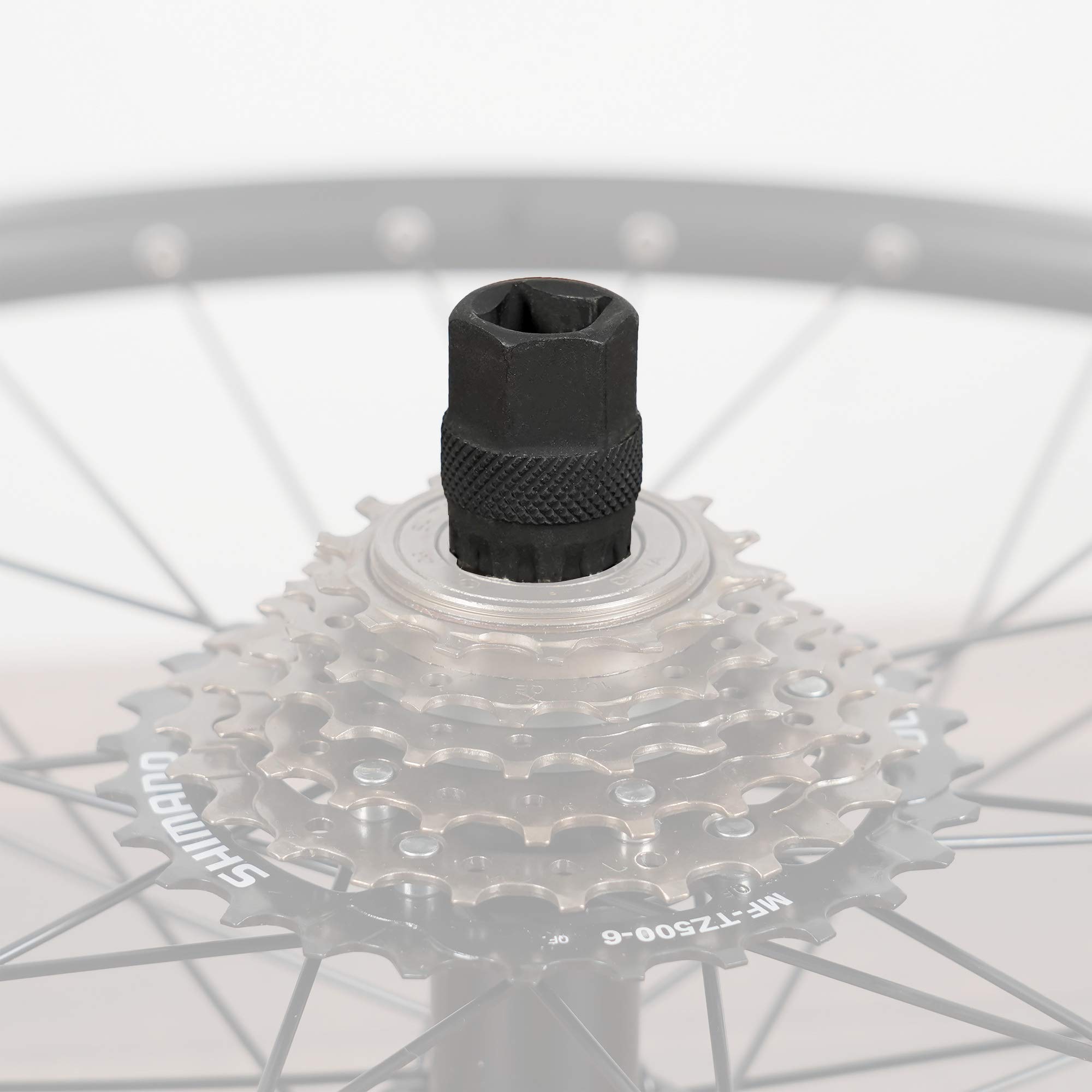 BikeHand Bike Freewheel Removal Tool - Shimano Compatible 12 Spline 22.6mm Bicycle Installation Tool for 5-8 Speed Freewheels - Durable Heat-Treated Steel - Perfect for Bike Maintenance & Repair at Home or Shop