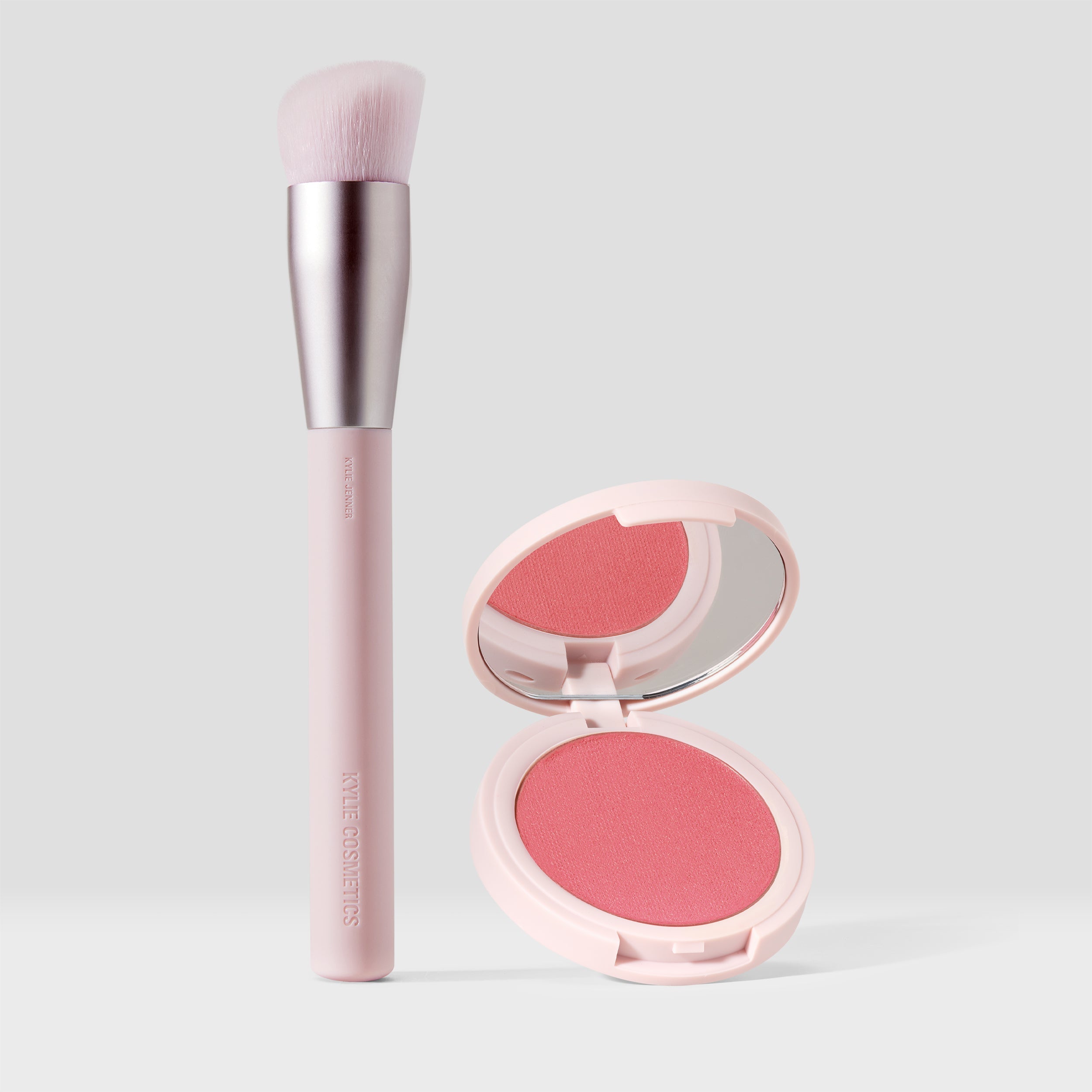 Hybrid Blush & Foundation Brush Duo - 2-in-1 Makeup Brush Set for Flawless Blending & Contouring | Perfect for Everyday Makeup & Professional Use