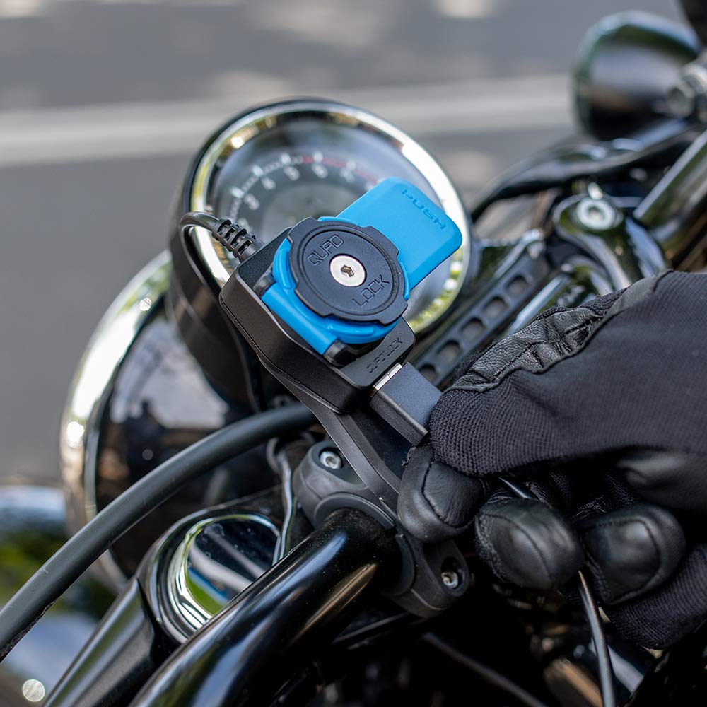 Quad Lock Motorcycle USB Charger - Waterproof & Fast Charging for Phones & GPS - Perfect for Adventure Riding & Commuting