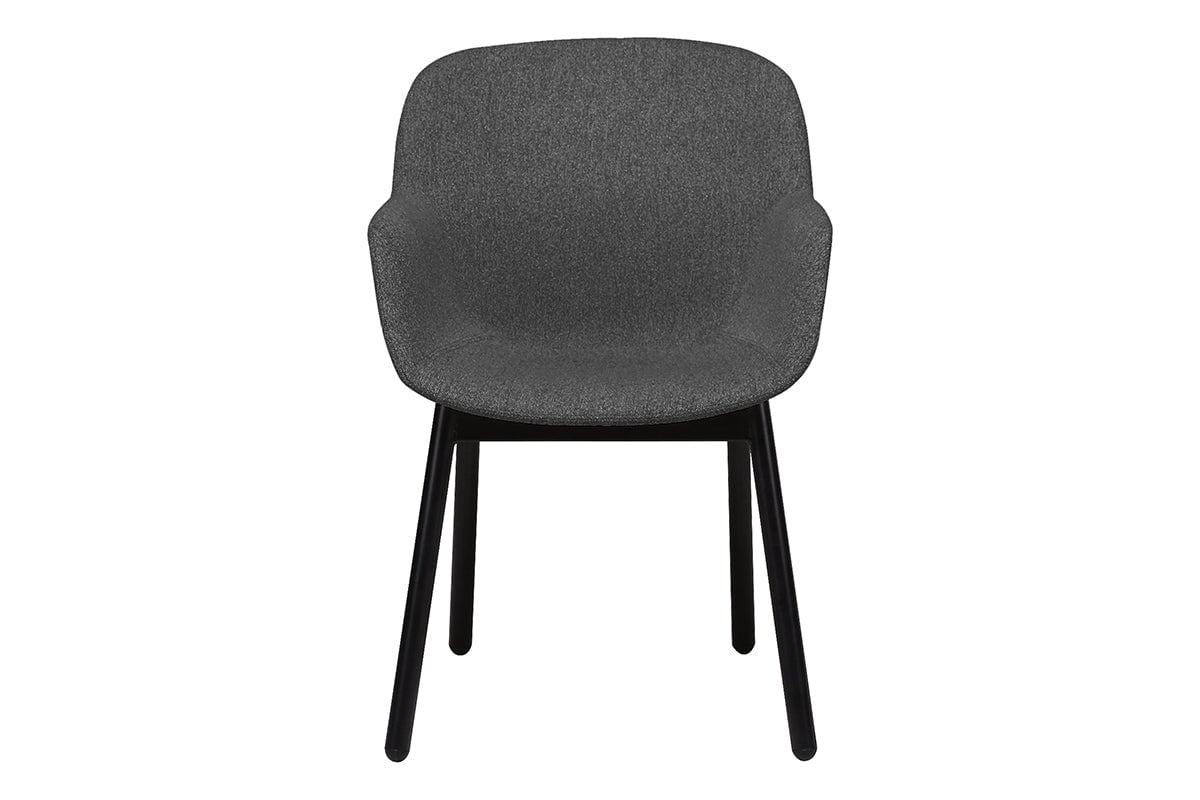 Tommy Tub Fabric Chair with 4 Leg Base - Comfortable Upholstered Lounge Chair for Living Room, Bedroom, or Office - Perfect for Relaxing, Reading, and Entertaining
