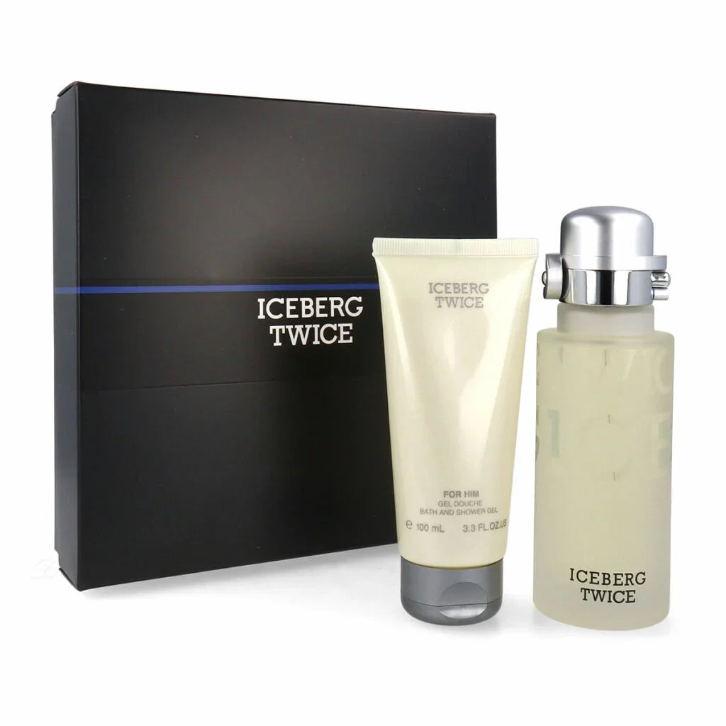 Iceberg Twice Pour Homme Cologne Gift Set for Men - Luxury Fragrance Set with Eau de Toilette & Body Lotion - Perfect for Birthday, Anniversary & Valentine's Day Gifts