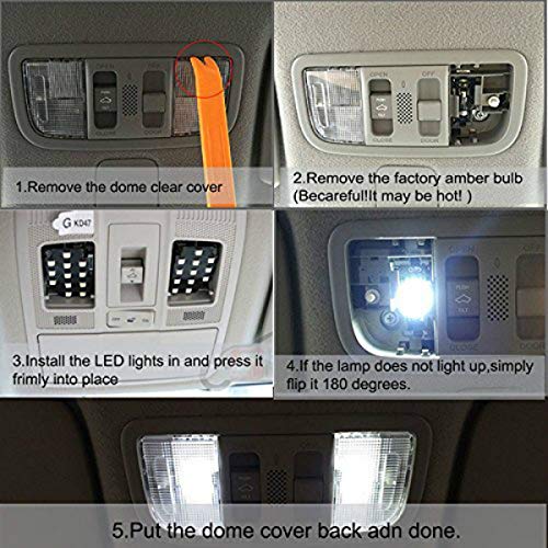 Super Bright LED Bulbs for Q5 Reading Lights - Xenon White, Error Free CANBUS, 26Pcs Interior Car Lights (Dome, Map, Door, License Plate) - Perfect for Night Driving & Interior Illumination