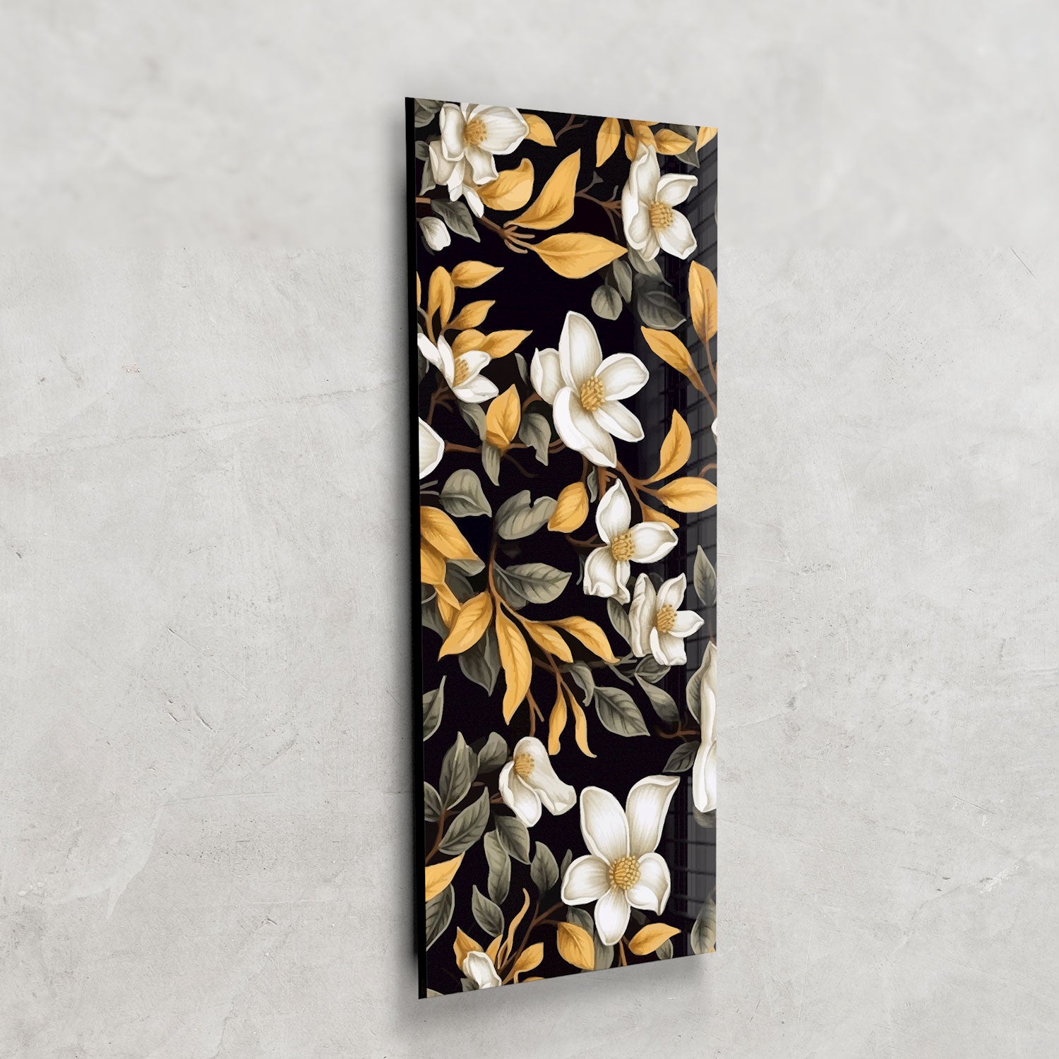 Soft Flowers Panoramic Wall Art - Elegant Home Decor for Living Room, Bedroom & Office - Perfect for Adding Style & Warmth to Any Space