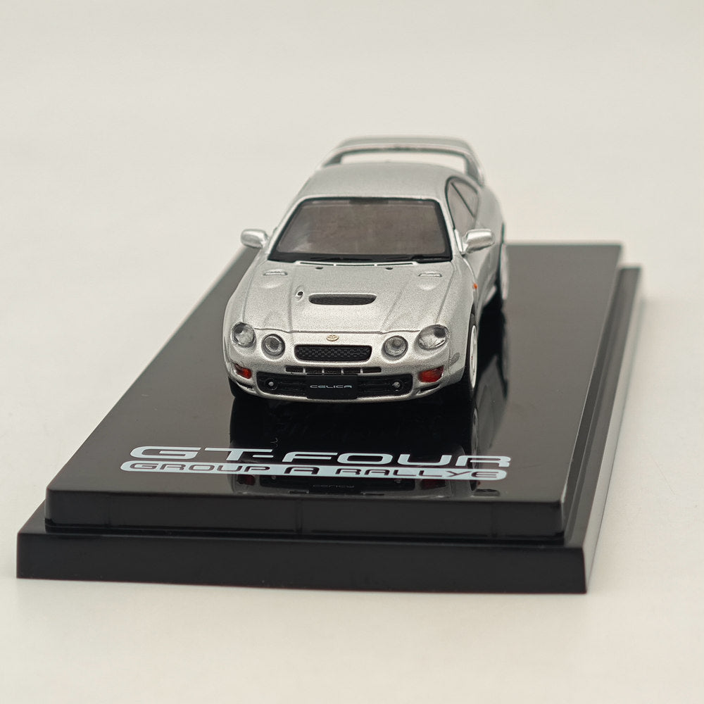 1/64 Toyota Celica GT-Four ST205 JDM Style Silver Diecast Model Car - Hobby Japan HJ642064AS - Collectible Toy Car for Display, Racing Enthusiasts & Diecast Collections