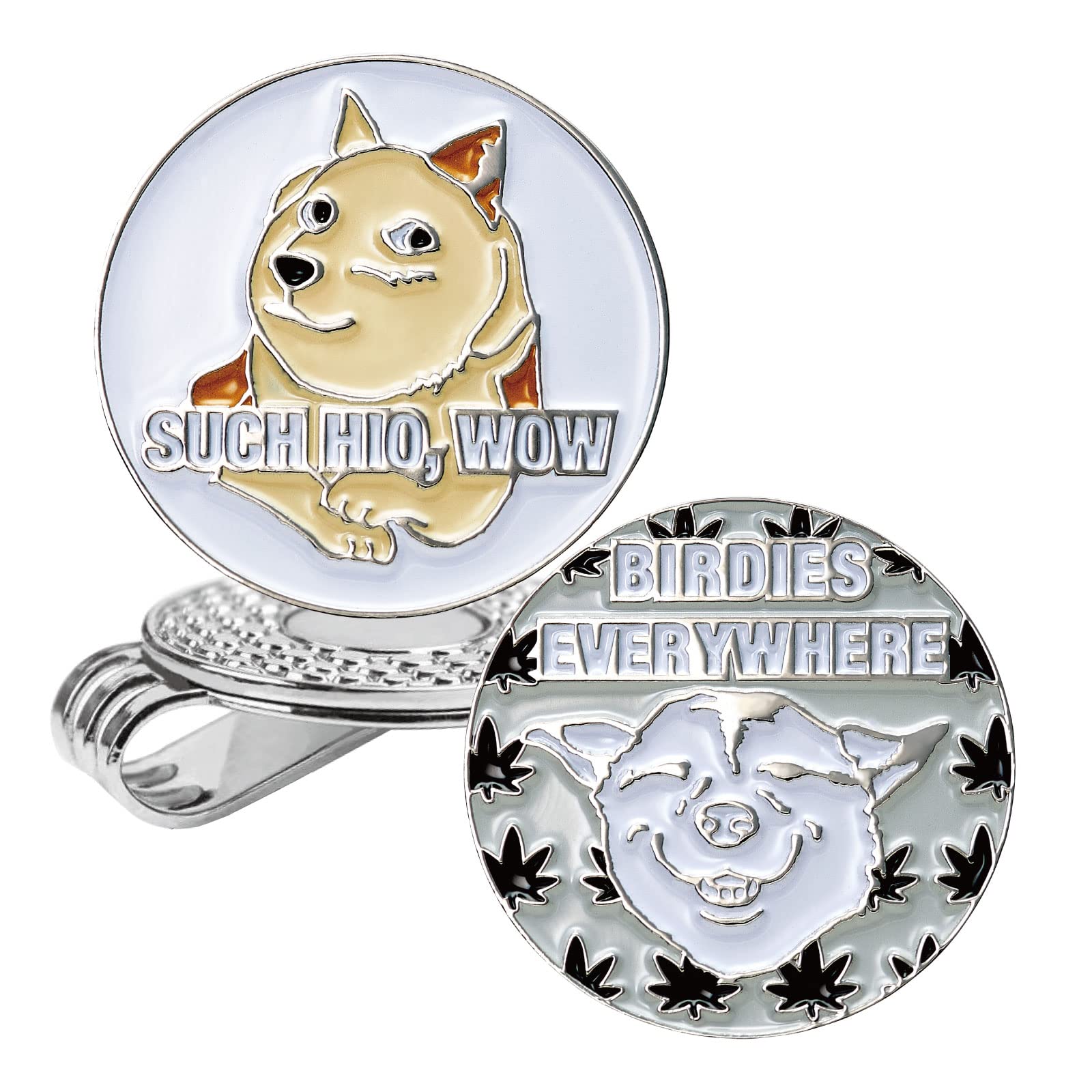 Funny Golf Ball Marker Hat Clip - Golf Accessories for Men & Women - Perfect Golf Gift for Players - Ideal for Golf Courses & Driving Ranges