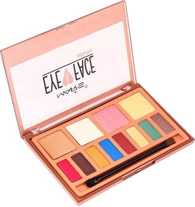Mars Eye & Face Palette - 4 Highlight Powders & 8 Eyeshadows - 23148-02 - Perfect for Everyday Makeup & Special Occasions