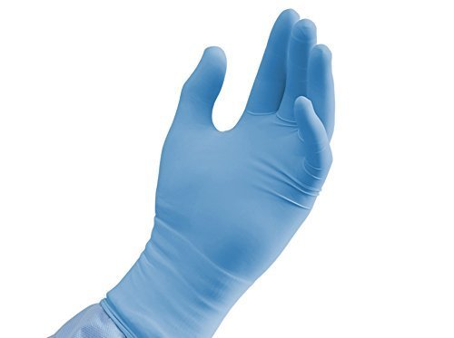 Premium Nitrile Exam Gloves - Powder Free, Latex Free, Disposable Medical Gloves (100 Count, Medium) - Ideal for Healthcare, Tattoo Artists, Food Handling & Home Cleaning