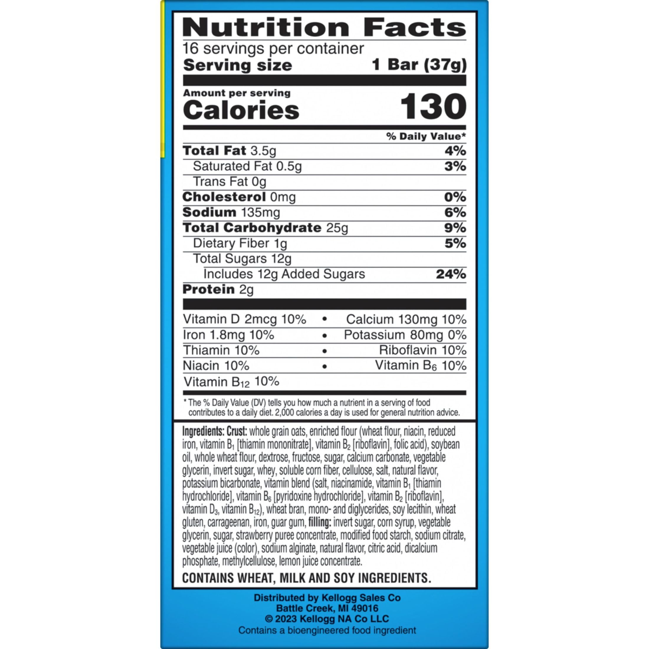 Nutri-Grain Soft Baked Breakfast Bars - Strawberry Flavor, 16 Count (20.8oz) | Healthy Kids Snacks & On-the-Go Breakfast | Perfect for School Lunches, After-School Treats & Family Road Trips