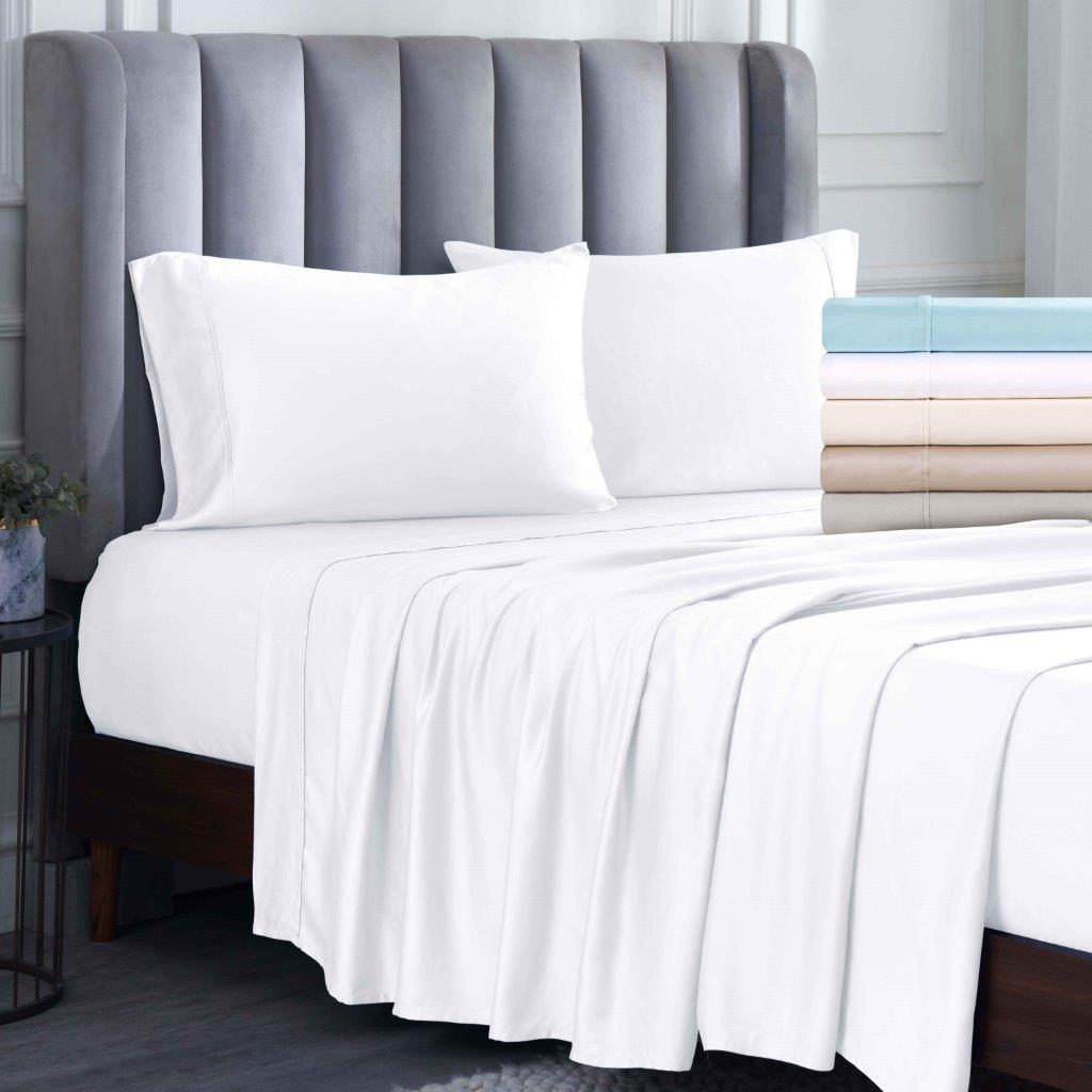 Premium 400 Thread Count Modal Duvet Cover Set from Beechwood - Ultra Soft & Breathable Bedding for All Seasons - Perfect for Master Bedrooms, Guest Rooms & Luxury Hotels