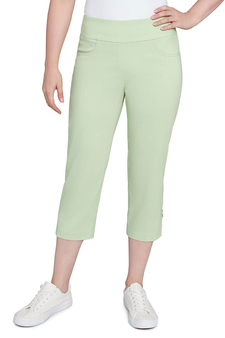 I Pink I Can Capri Pant - Women's Stretchy Yoga Pants for Workout & Lounge - Perfect for Yoga, Running, and Casual Wear
