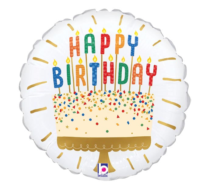 9 Happy Birthday Air Filled Balloons - Colorful Party Decorations for Birthday Celebrations, Baby Showers & Special Events