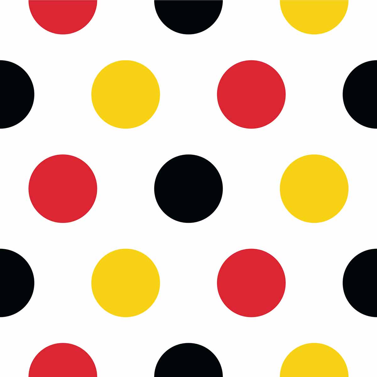 Red Polka Dot Peel and Stick Removable Wallpaper - Self-Adhesive Decorative Wall Covering for Bedroom, Living Room, Nursery & Home Decor - Easy to Install & Remove