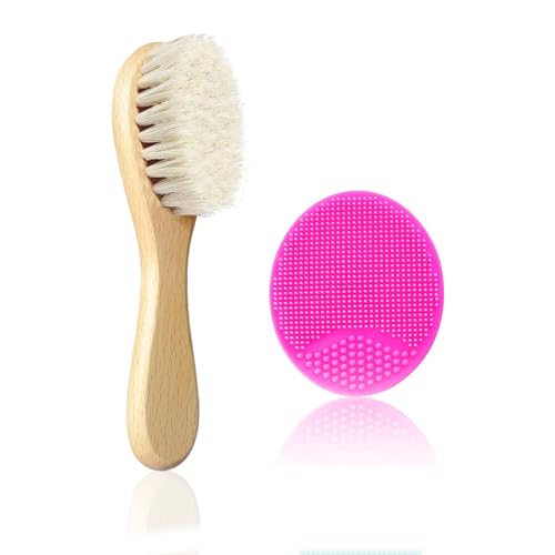 Rose Red Baby Silicone Brush