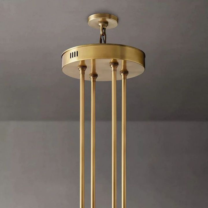 Elegant Aurora 2-Tier Round Wine Glass Chandelier with 60 Lights - Perfect for Dining Room, Kitchen Island, or Bar Decor
