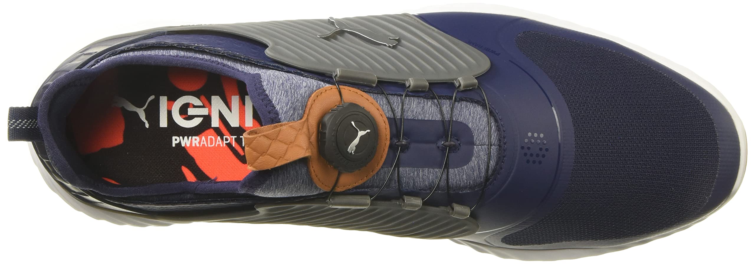 PUMA GOLF Men's Ignite Pwradapt Caged Disc Golf Shoes for Comfort & Performance