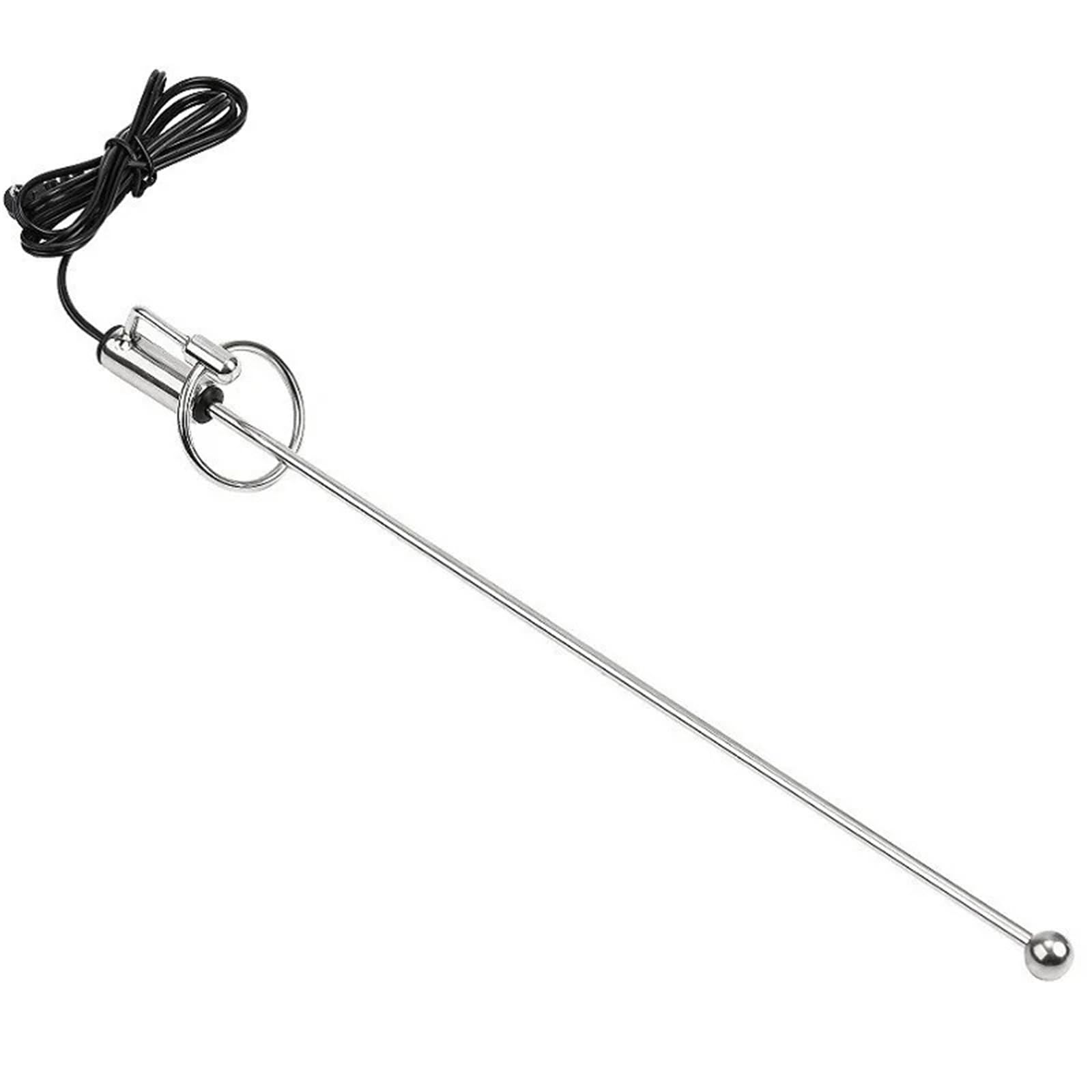 Premium Stainless Steel Urethral Plug with Adjustable Penis Ring - Male Enhancement & Pleasure Toy for BDSM, Solo Play & Couples Intimacy - Medical Grade Metal Catheter Sound for Safe Exploration