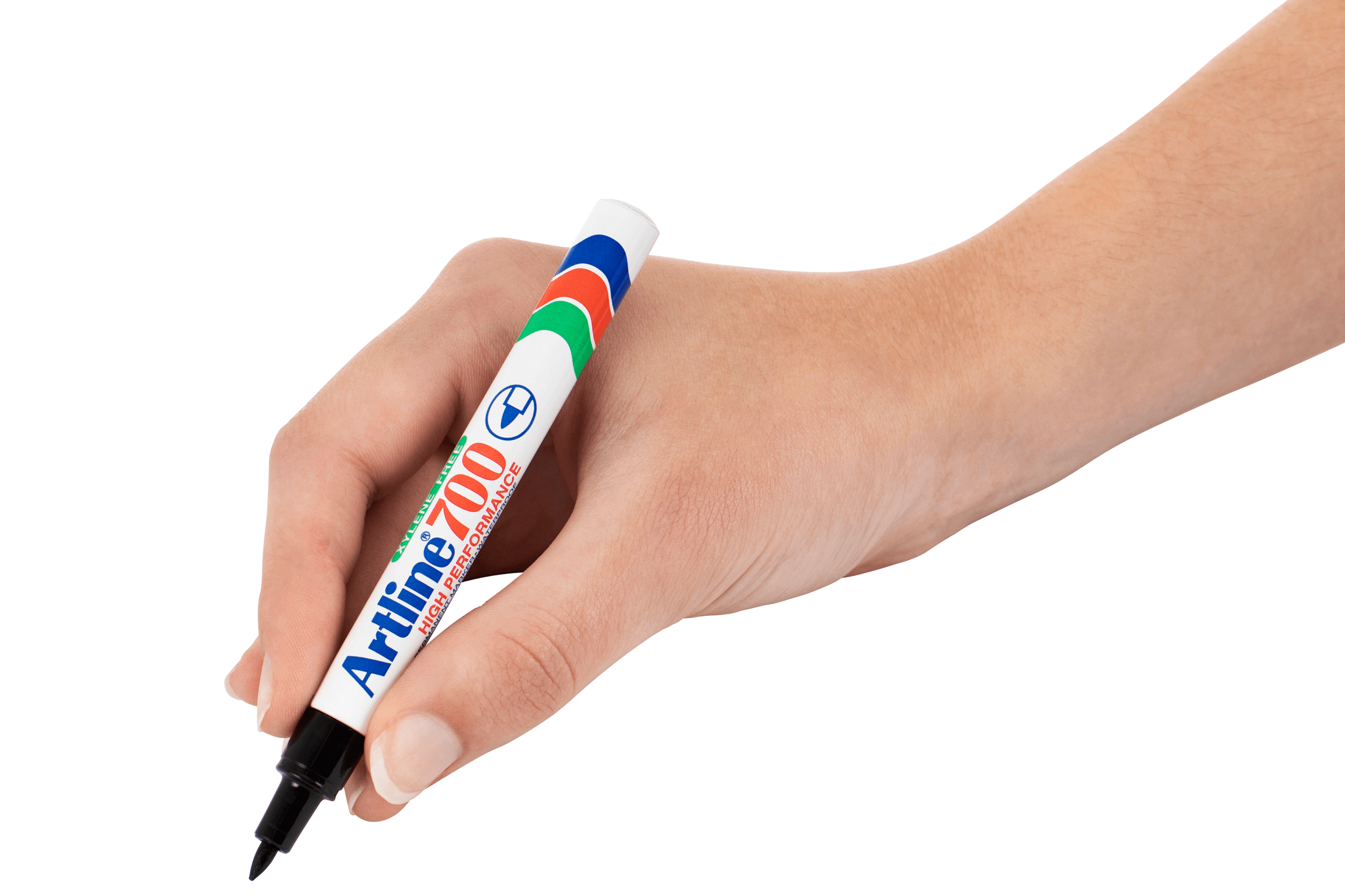 Artline 700 Permanent Marker Fine Tip Black - 12 Pack for Office, School & Home Use - Ideal for Labeling, Crafting & Writing on Various Surfaces