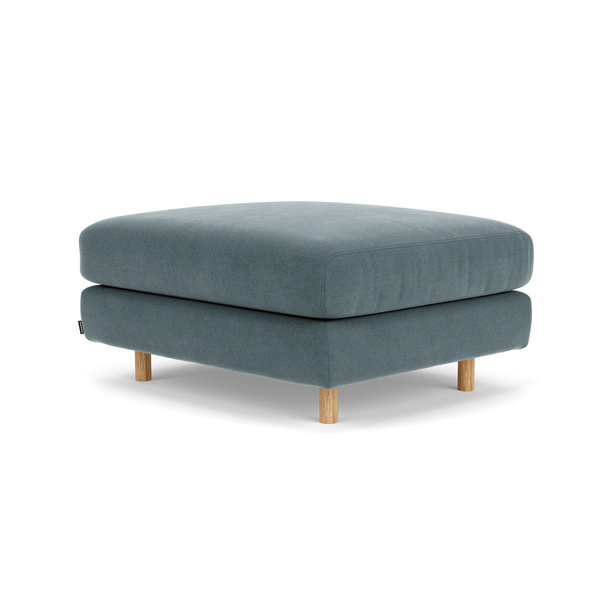 Dylan Fabric Ottoman - Soft and Stylish Footrest, Storage Bench, Living Room Accent Piece - Perfect for Small Spaces, Bedroom, or Lounge Area