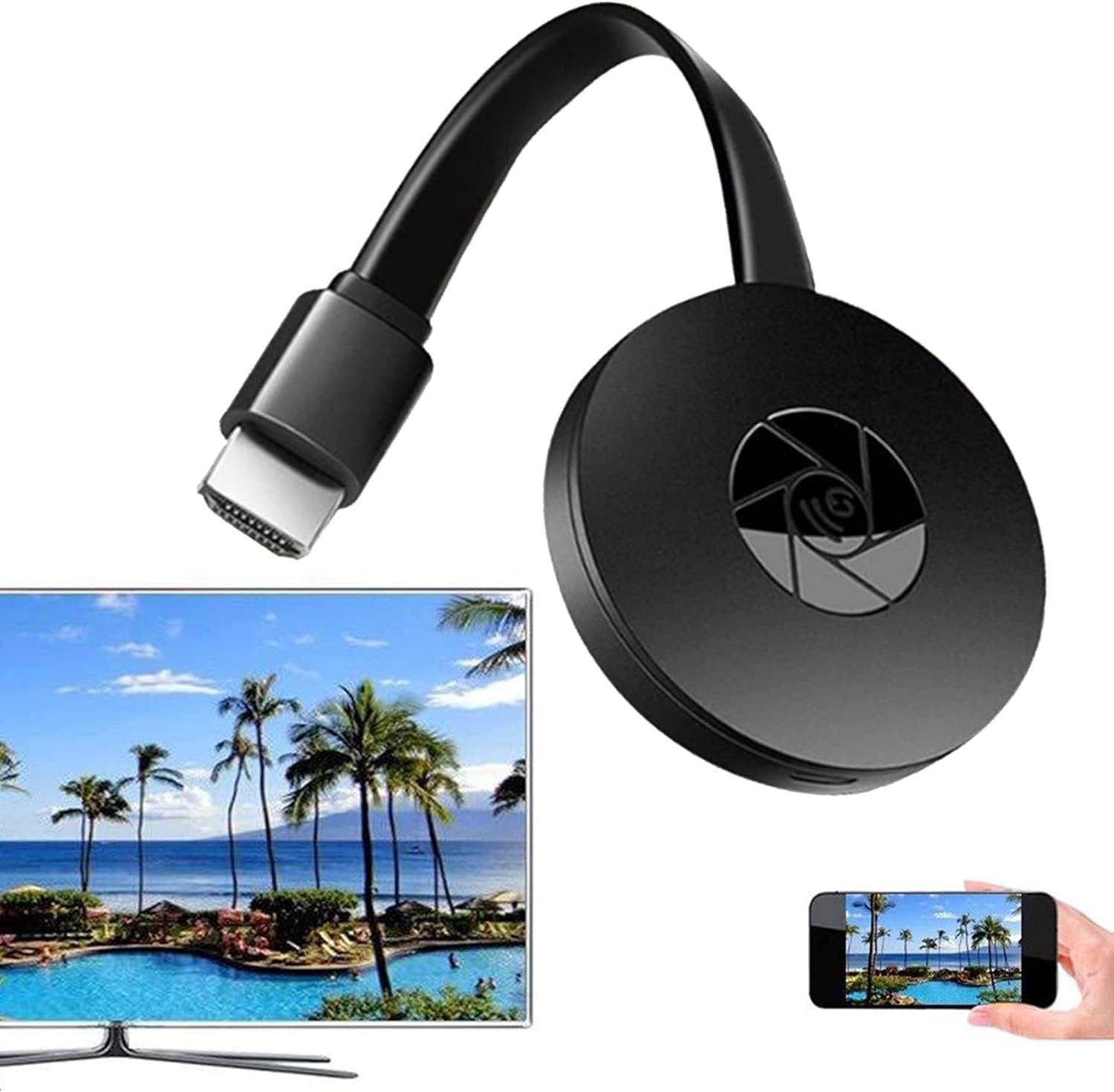 1080P HD Wireless Projector with WiFi & Bluetooth - Portable Home Theater Projector for Indoor Movies & Outdoor Camping Entertainment