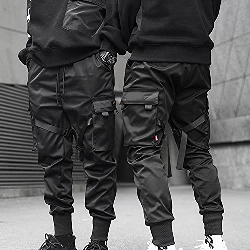 VALINK Men's Fashion Multi-Pocket Cargo Joggers - Casual Harem Sweatpants for Hip Hop Style | Perfect for Streetwear, Gym, and Lounge Wear