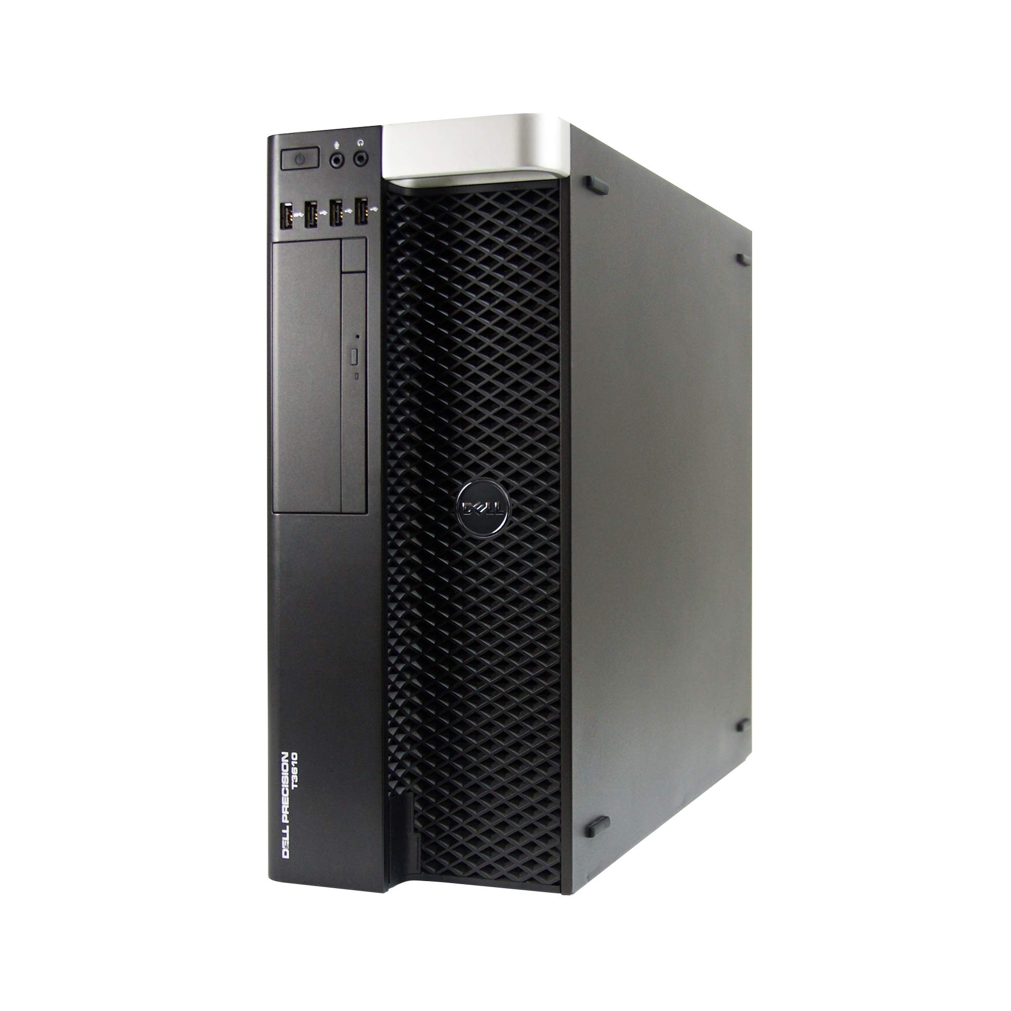 Refurbished Dell Precision T3610 Tower Workstation - Intel Xeon E5-1620 v2 3.7GHz, 8GB RAM, 512GB SSD, DVDRW, Windows 10 Pro 64bit - Perfect for CAD, Video Editing & 3D Rendering