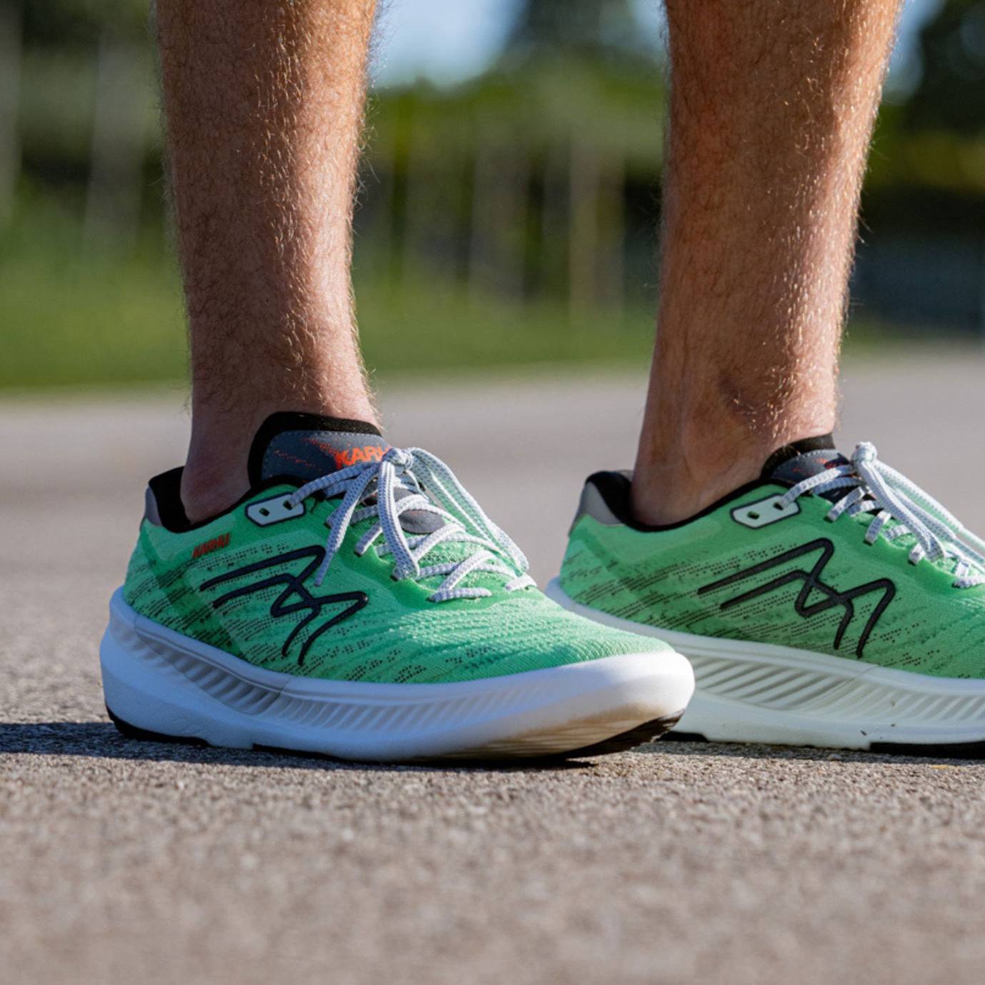 Men's Fusion 4.0 Running Shoes - Lightweight Summer Green & Black Athletic Sneakers for Jogging, Gym Workouts and Outdoor Activities