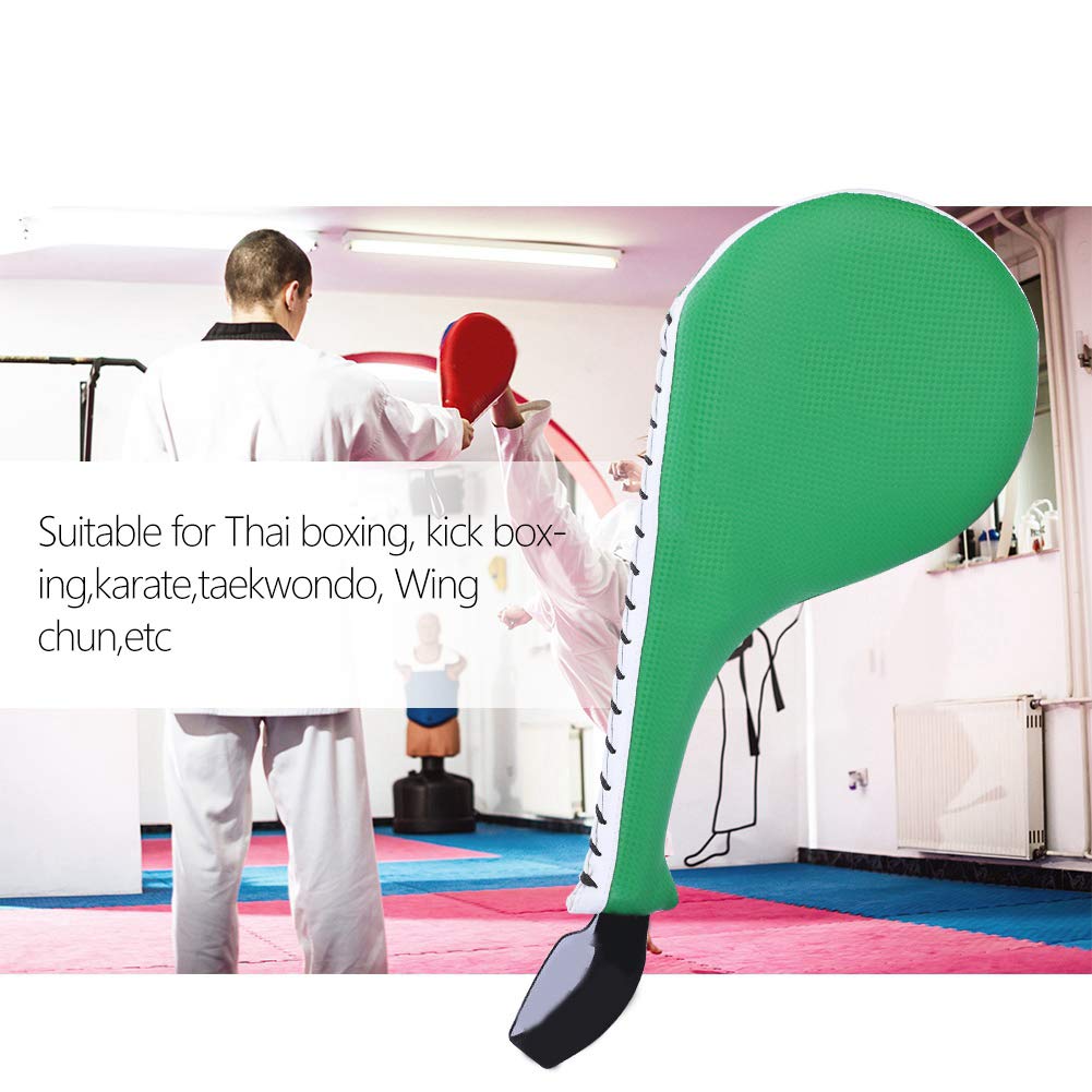 Premium Taekwondo Kick Pad - High Density Sponge Double Clapper Striking Target with Wrist Strap for Karate, TKD & Kickboxing Training | Perfect for Martial Arts Practice, Fitness Workouts & Combat Sports Drills