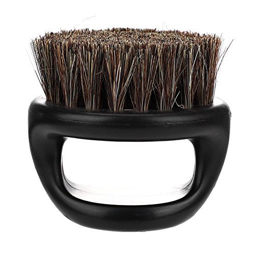 Premium Wild Boar Bristle Beard Brush & Mustache Trimming Set - Professional Salon-Grade Shaving Tool for Men's Grooming (#2) - Perfect for Daily Beard Care, Styling & Barbershop Use