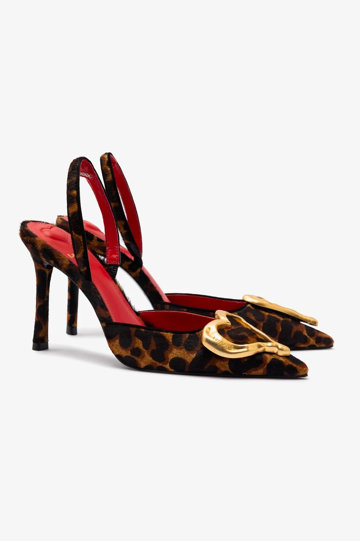 Amore Pump Leopard Print Natural Haircalf Women's Shoes - Stylish Heels for Work, Party & Evening Events