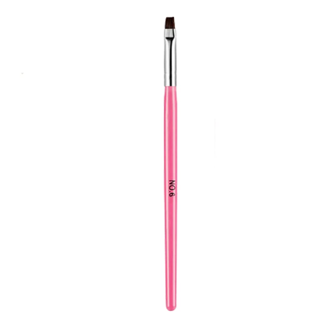 Sminakh Professional Nail Art Gel Brush Set - 1 Piece for Nail Extensions, Detailing, Striping & Blending - 3D Acrylic & Gel Nail Brush for Salon & DIY Manicures (Color & Shape May Vary) - Perfect for Home Nail Care, Professional Salon Use & Nail Art Enthusiasts
