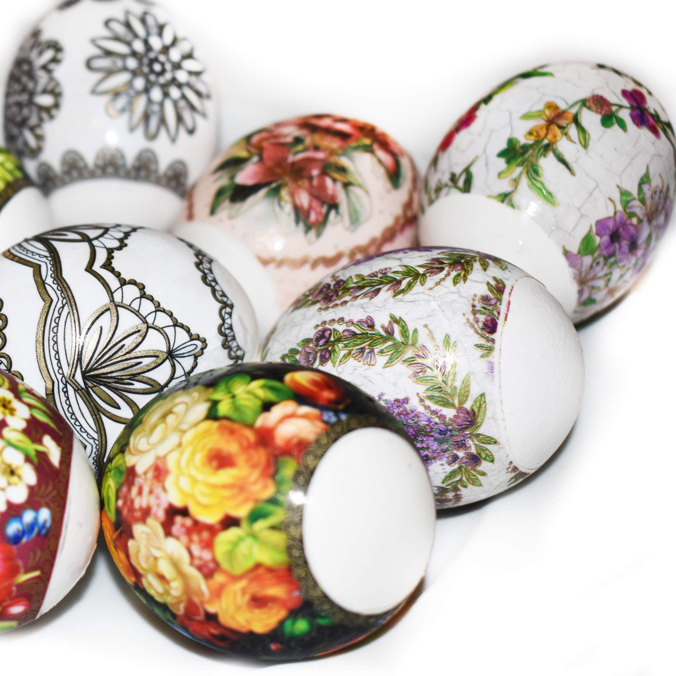 Diximus Heat Shrink Sleeve Wraps for Easter Egg Decorating - DIY Pysanky Egg Art Supplies - Perfect for Easter Crafts, Holiday Gifts & Ukrainian Pysanka Traditions