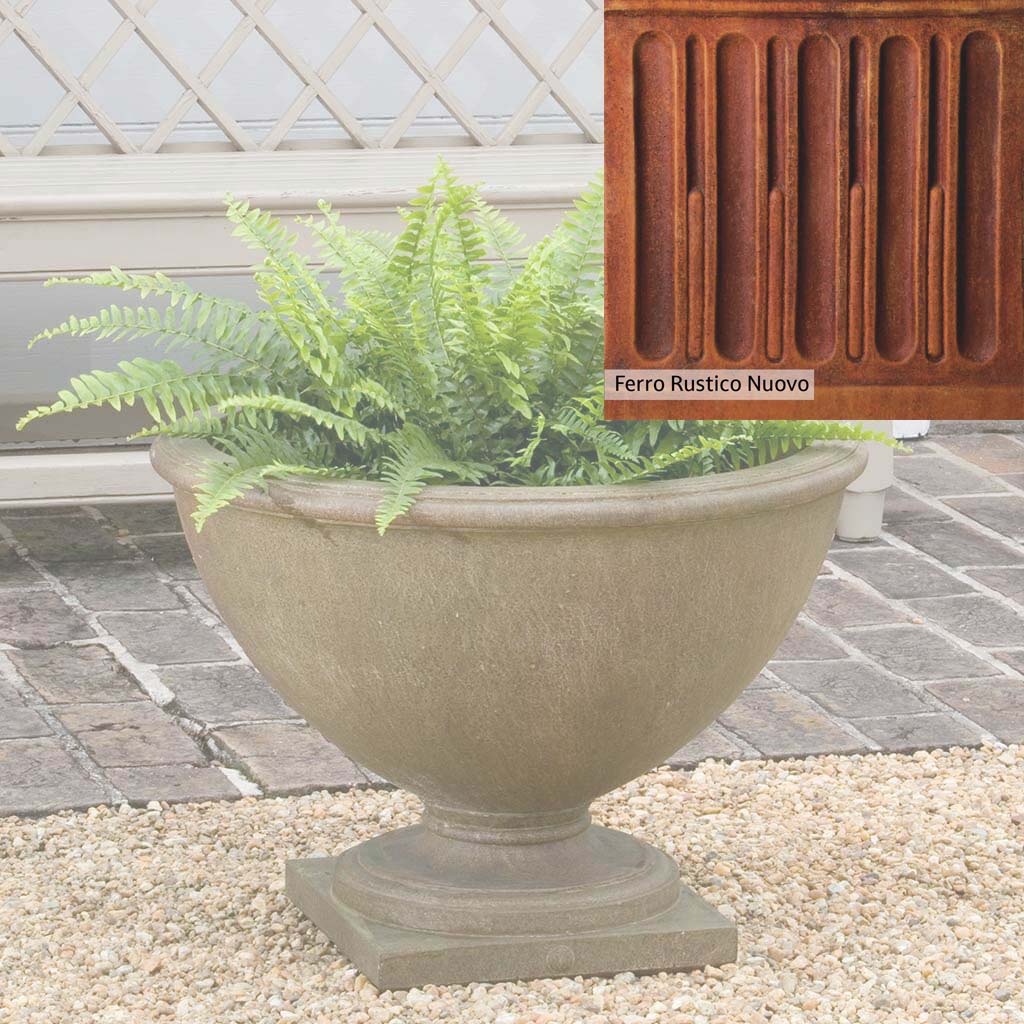 Campania International Williamsburg Basset Hall Urn - Classic Outdoor Garden Planter for Flowers, Plants & Décor | Perfect for Patio, Porch & Landscaping
