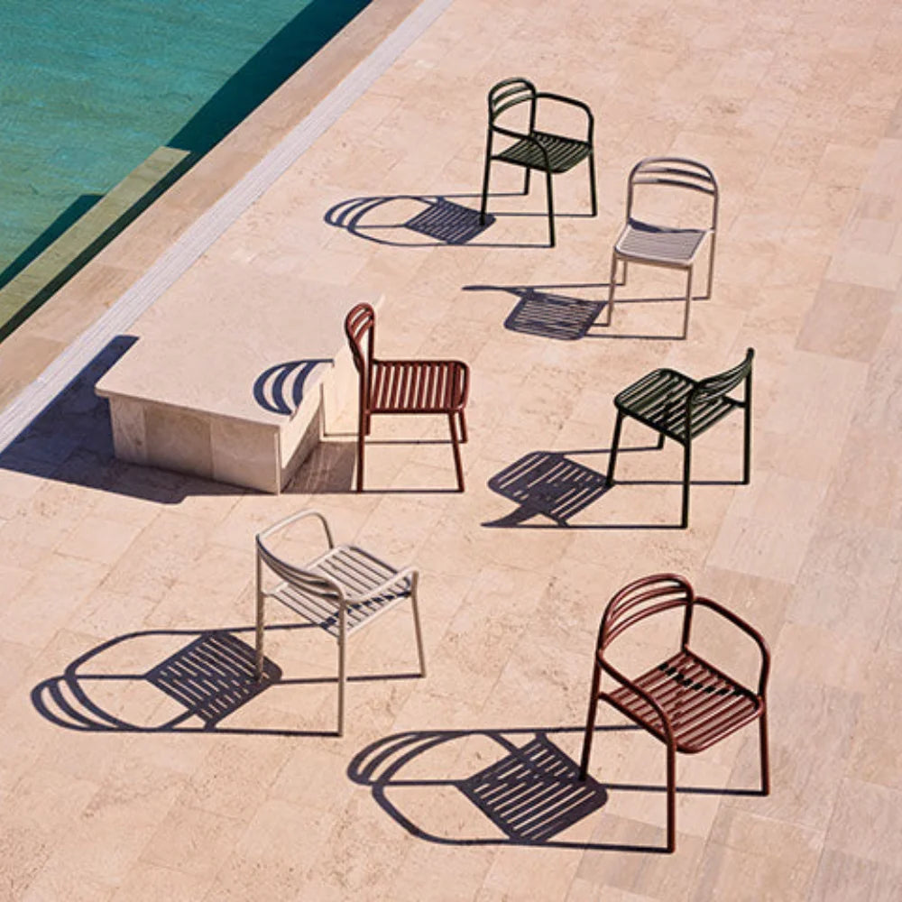 Bliss Outdoor Dining Table Set with 2 Armchairs - Patio Furniture for Garden, Backyard, Poolside & Outdoor Entertaining