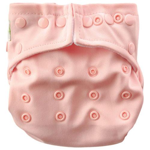 Bumkins Snap In One Diaper - Soft Pink Baby Cloth Diaper with Adjustable Snaps | Perfect for Newborns, Infants & Toddlers | Daycare, Home & Travel Use