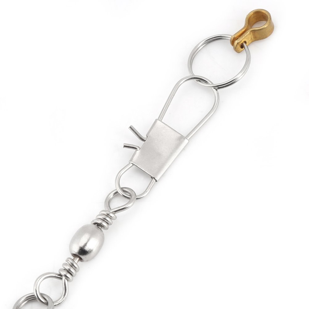 Fdit Stainless Steel Anklet & Ring Toy Set for Pet Parrots - 5.5mm Silver Foot Chain Accessories - Perfect for Training, Playtime & Bird Enrichment Activities