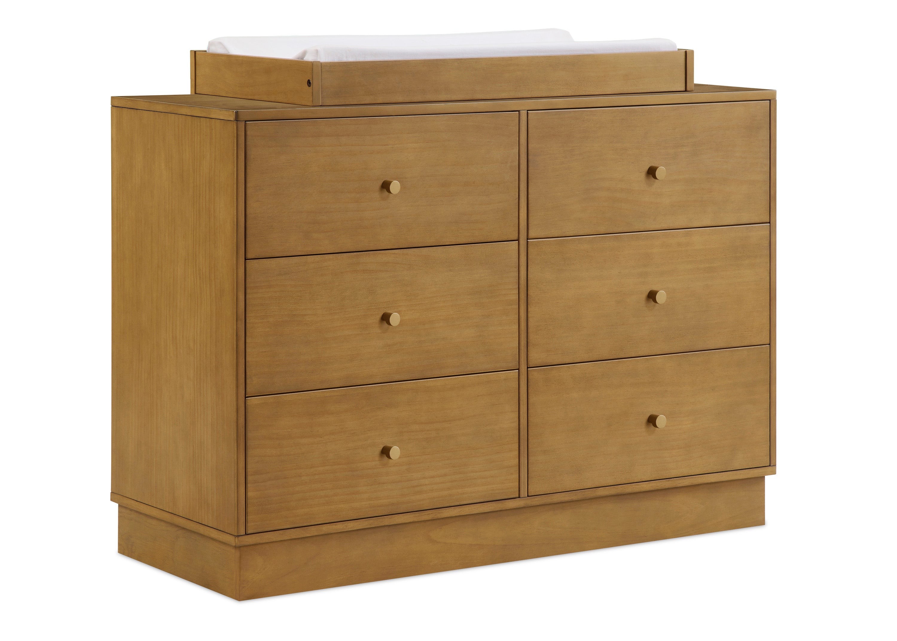 James 6-Drawer Wooden Dresser with Interlocking Drawers - Sturdy Bedroom Storage Organizer for Clothes & Accessories | Perfect for Master Bedroom, Guest Room & Dormitory
