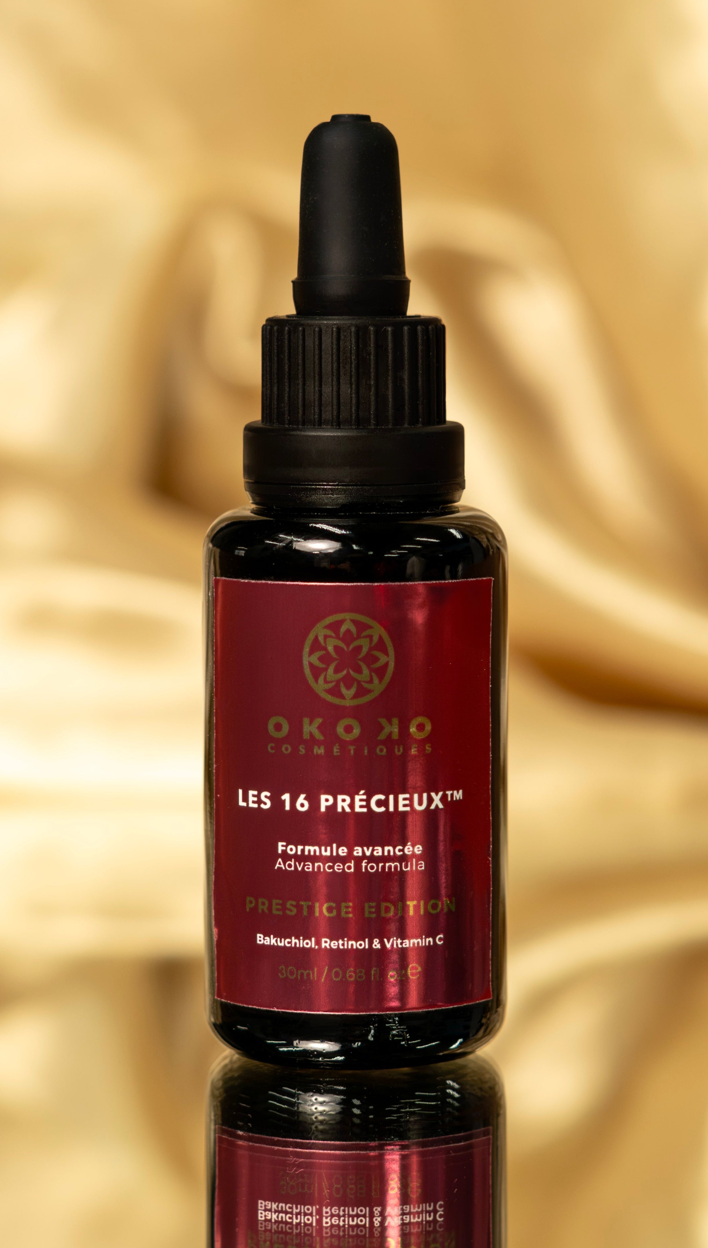 Les 16 Précieux Anti-Aging Serum with Encapsulated Retinol & Bakuchiol - Advanced Age Defying Elixir for Wrinkles & Fine Lines | Day & Night Skincare Routine