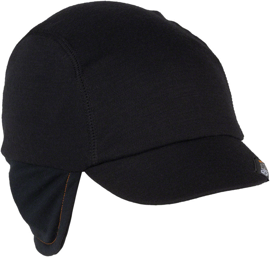 45NRTH 2023 Greazy Cycling Cap - Black, Large/X-Large - Waterproof Bike Hat for Men & Women - Perfect for Road Cycling, Mountain Biking & Outdoor Sports