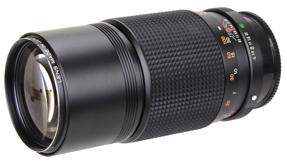 Vintage Konica Hexanon AR 200mm f/4 Telephoto Lens - Like New Condition | Perfect for Portrait Photography & Wildlife Shooting