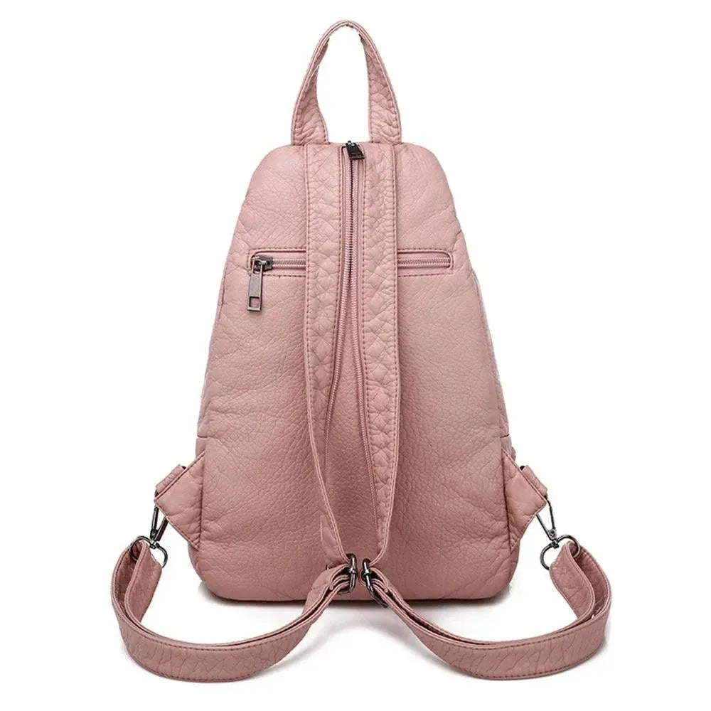 Solid Color Nylon Lightweight Travel Backpack - Waterproof Carry-On Daypack for Hiking, Commuting & Airplane Travel