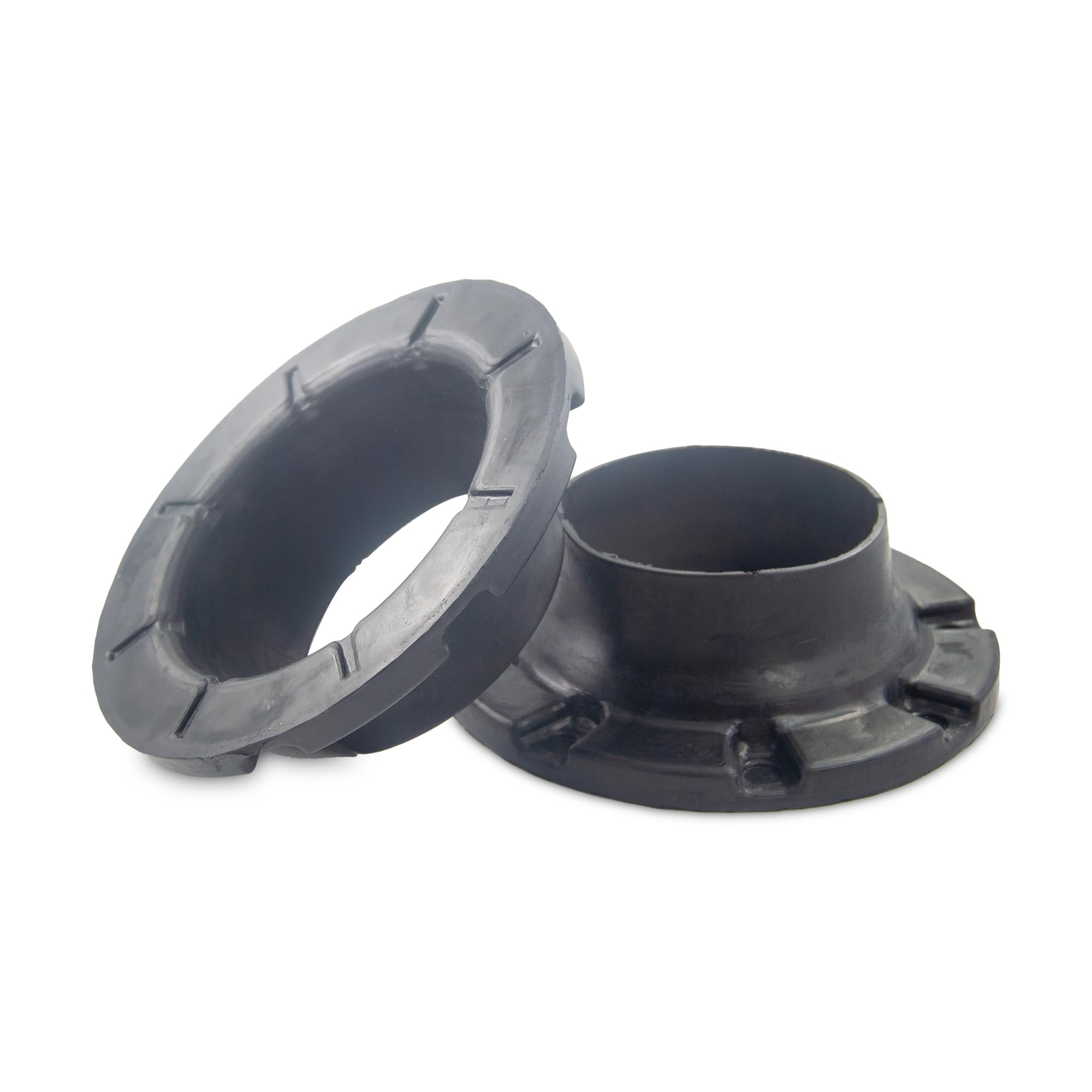 Jeep Rear Coil Spring Insulators & Isolators - Compatible with 2006-2010 Commander XK, 2005-2010 Grand Cherokee WK, 2008-2012 Liberty KK (Stock Height, 4-Pack) - Improve Ride Comfort & Reduce Noise for Off-Road Adventures & Daily Driving