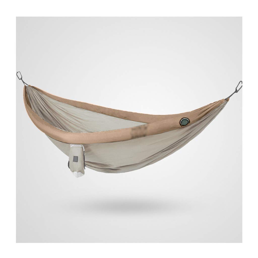 Double Inflatable Outdoor Hammock Swing - Anti-Rollover Design for Wild Camping, Indoor/Outdoor Hanging Chair (106.5x55.1 Inches) - Perfect for Backyard, Patio, Beach & Adventure Trips - Durable Swing Outside Toys (Color: C)